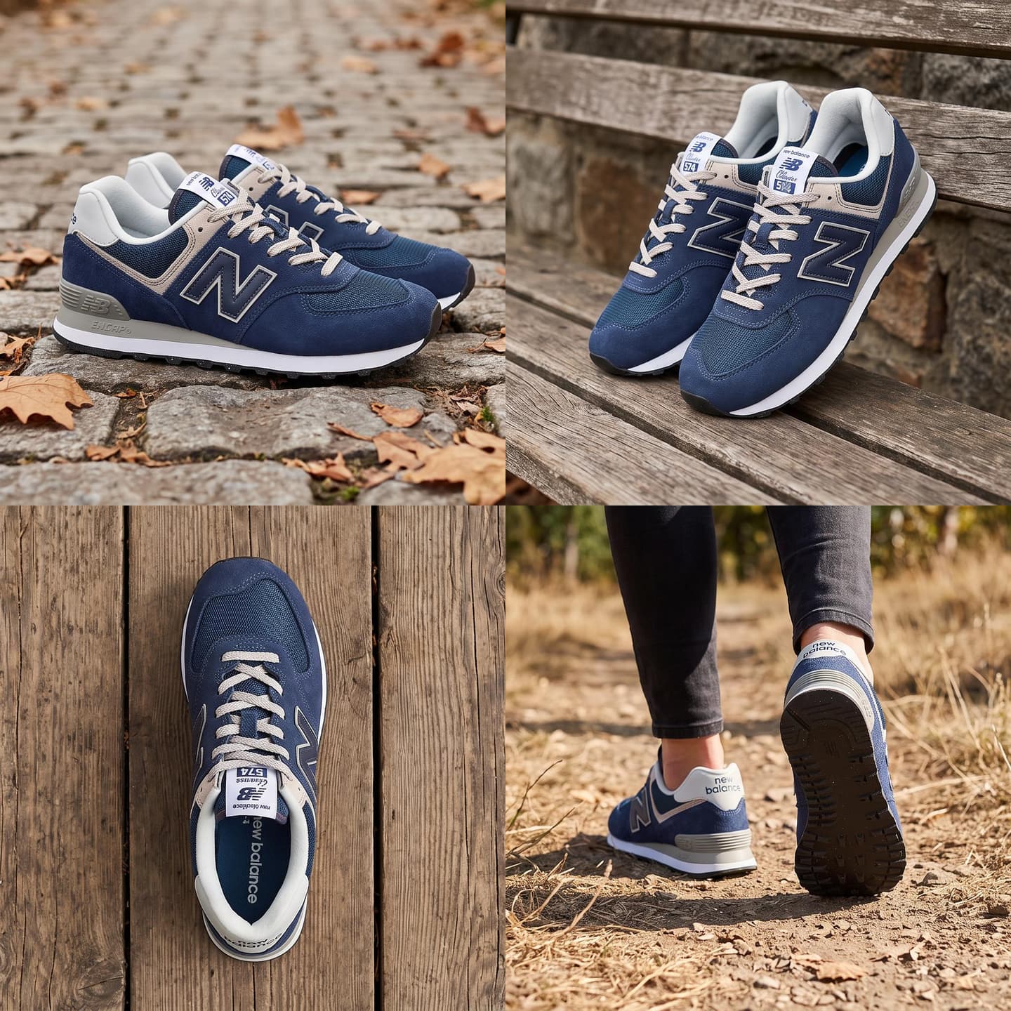 New Balance 574 Deep Blue