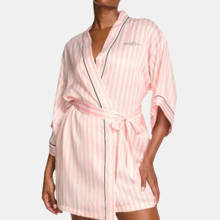 Victoria's Secret Striped Robe