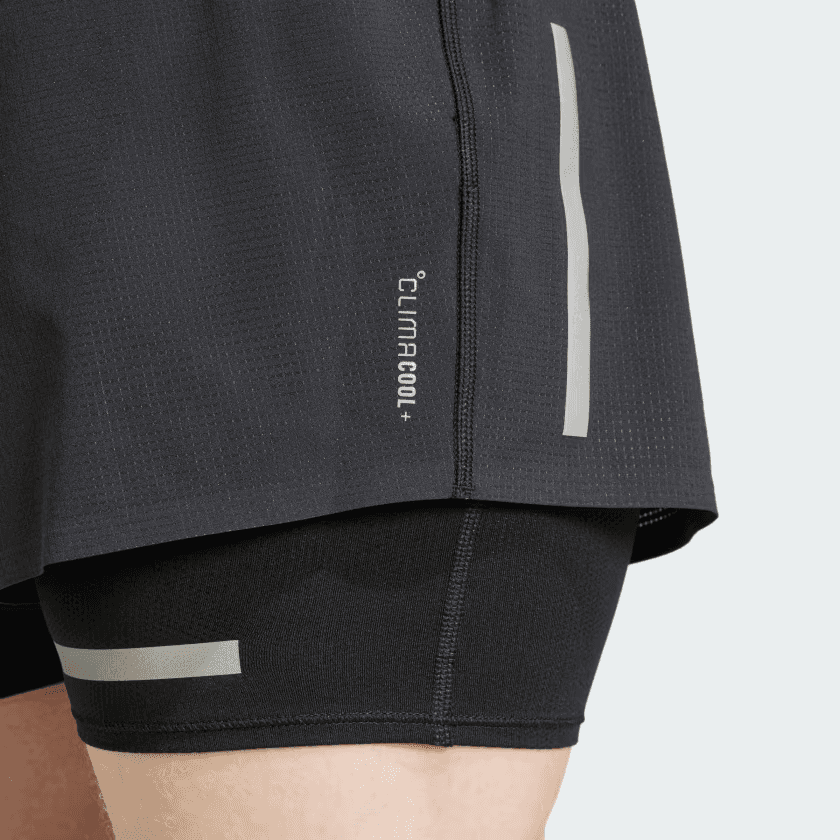 adidas Ultimate Running Reflective 2-In-1 Shorts