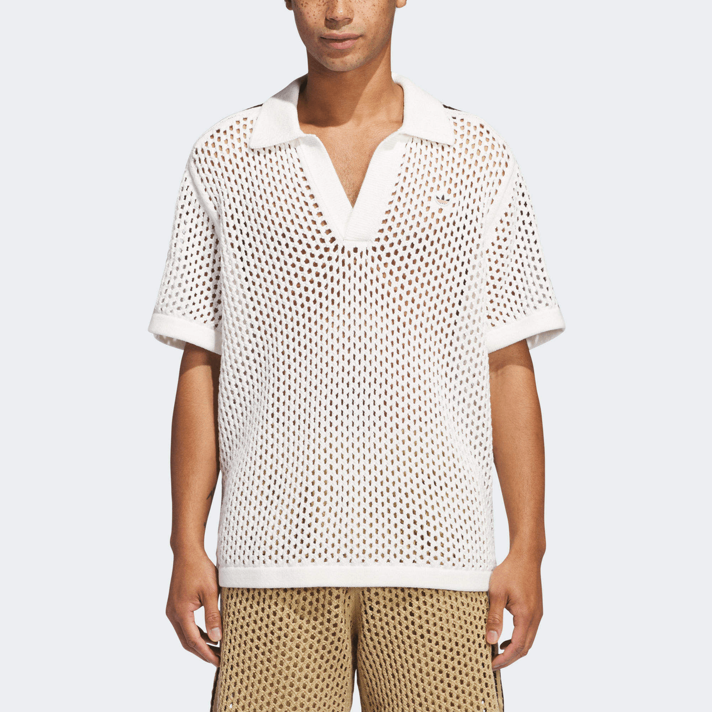 adidas x CLOT FW24 Polo Shirt White