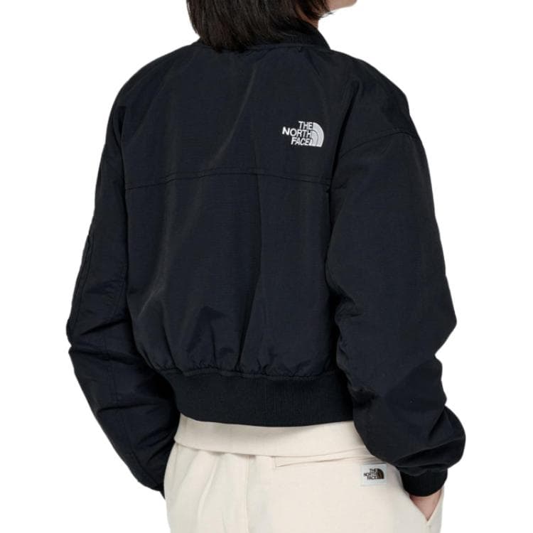 The North Face SS23 Colorblock Logo Print Jacket Black