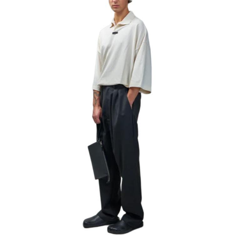 Fear of God Essentials Pique Polo Ivory