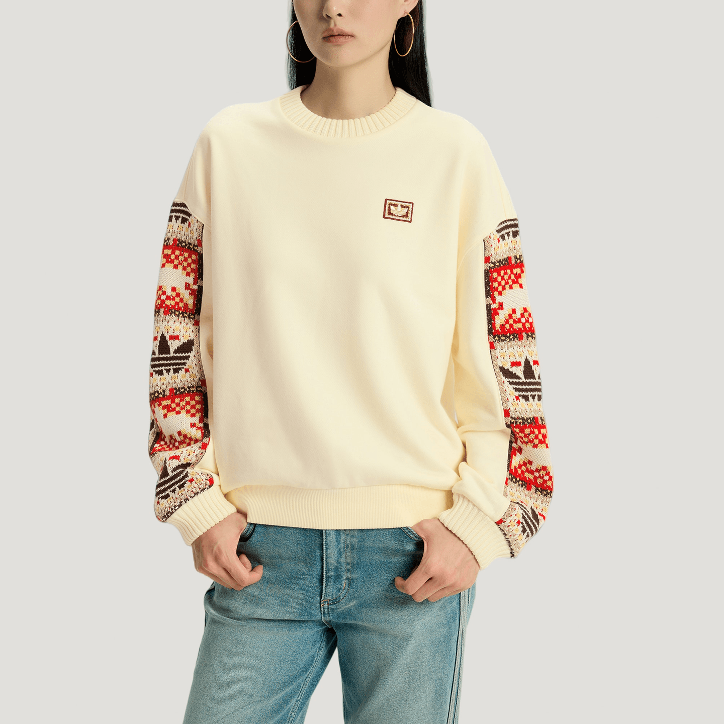 adidas Originals FW25 Crafted Crewneck Sweatshirt