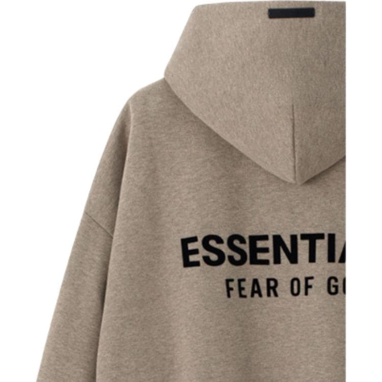 Essentials SS26 CLASSIC FIT FLEECE HOODIE HOMESTEAD HEATHER