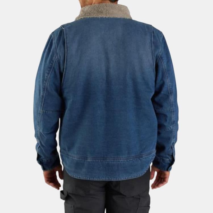 Carhartt 105478 Denim Sherpa-Lined Jacket