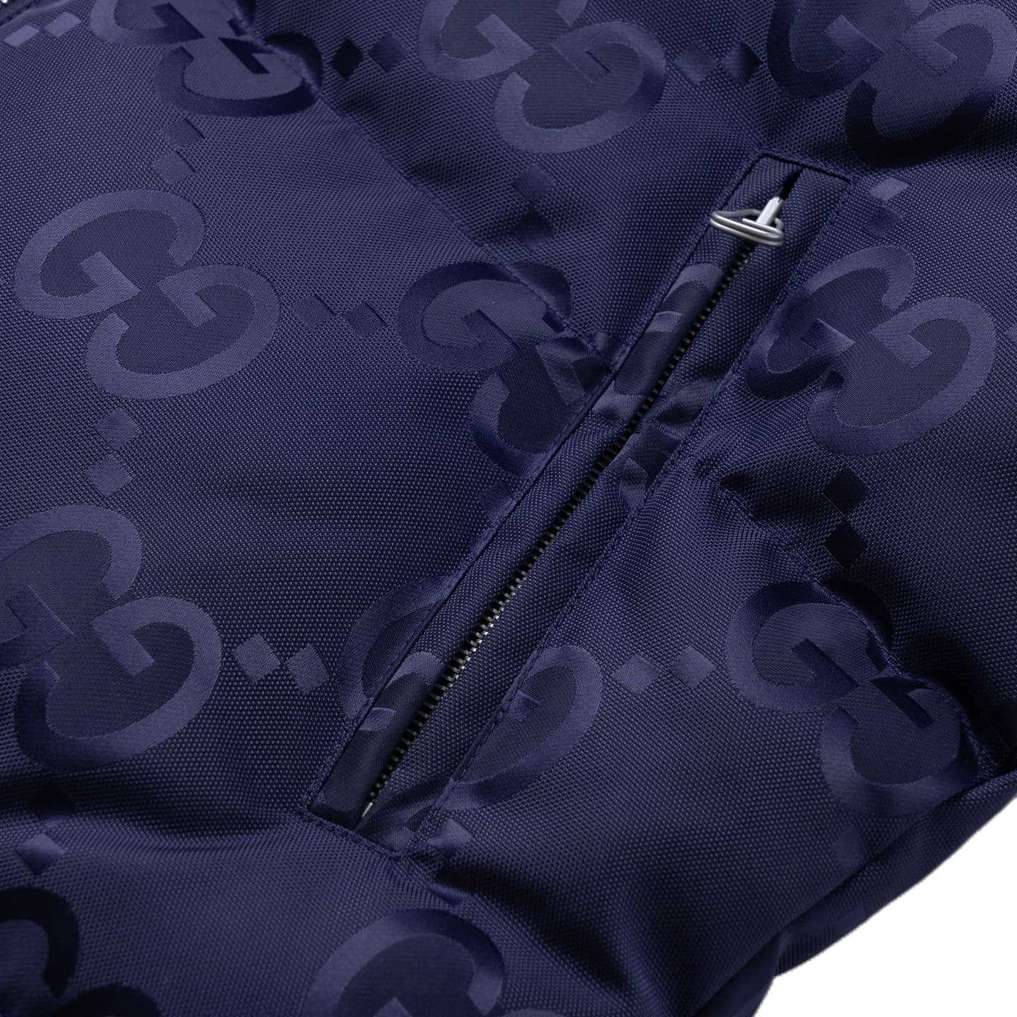 GUCCI Logo Print Sleeveless Vest Navy