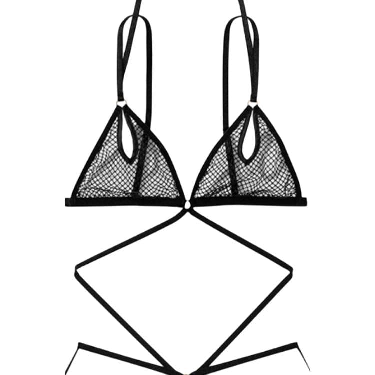 Victoria's Secret Fishnet Bodysuit Black