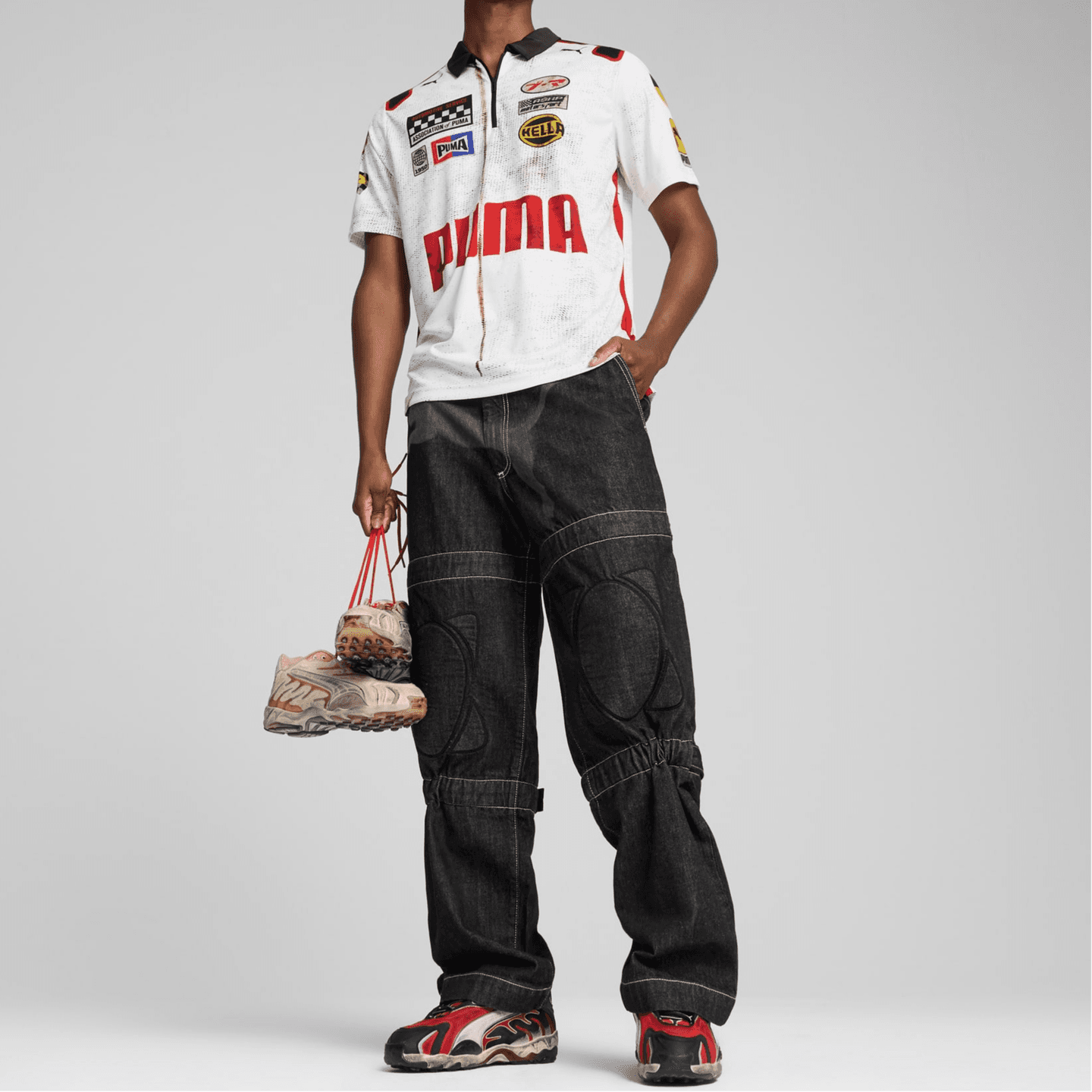 PUMA A$AP Rocky Team Zi Racing Polo White