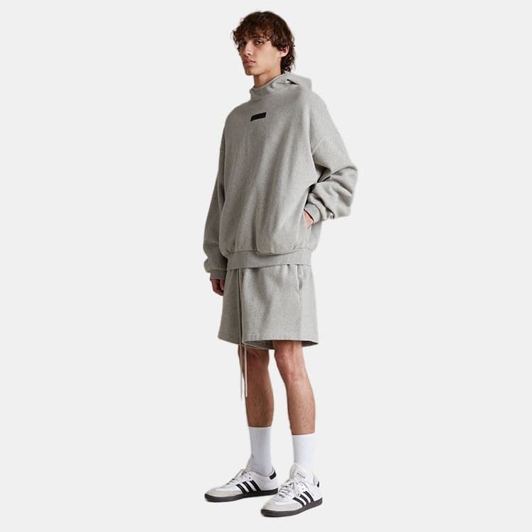 Fear of God Essentials SS24 Hoodie Dark Heather Oatmeal