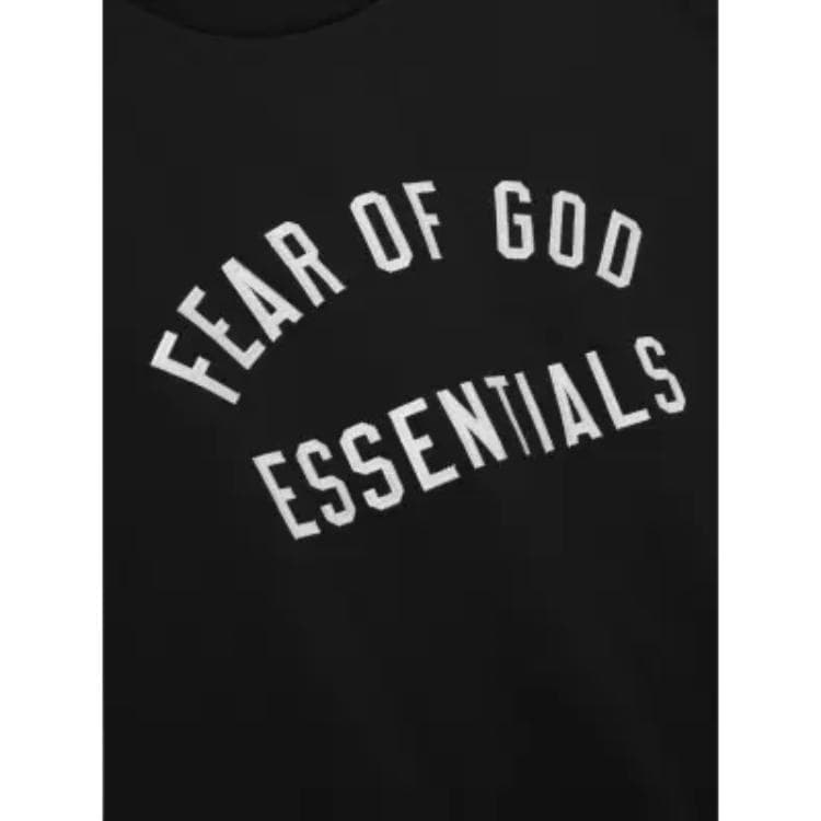 Essentials SS26 90'S CREWNECK SWEATSHIRT VINTAGE BLACK