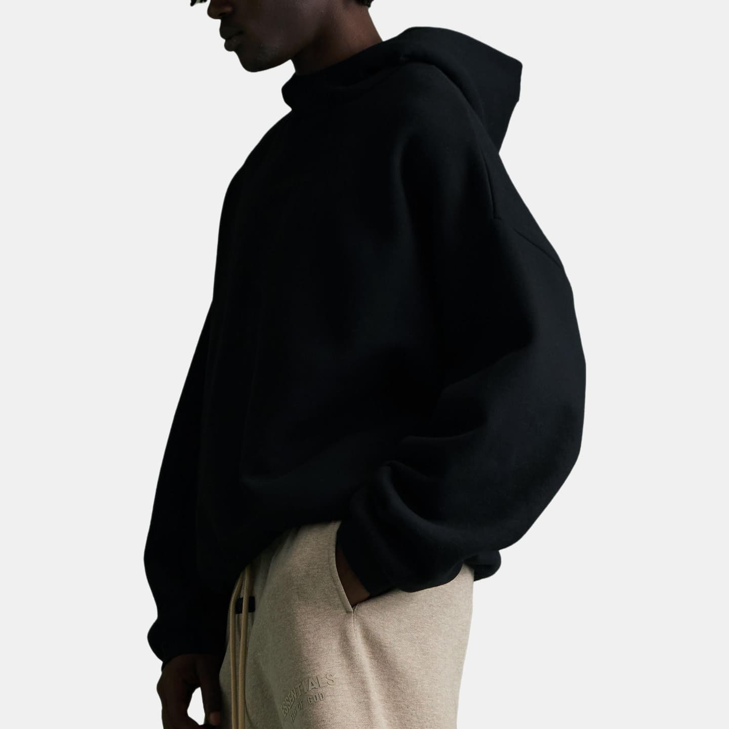 Fear of God Essentials FW23 Hoodie Jet Black