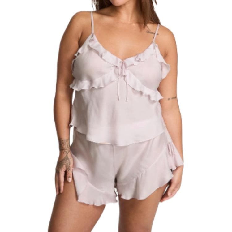 Victoria's Secret Dream Angels Ruffle Shorts Set