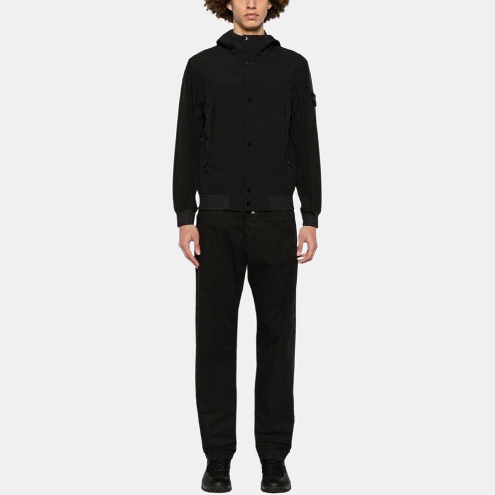 Stone Island Soft Shell Jacket Black