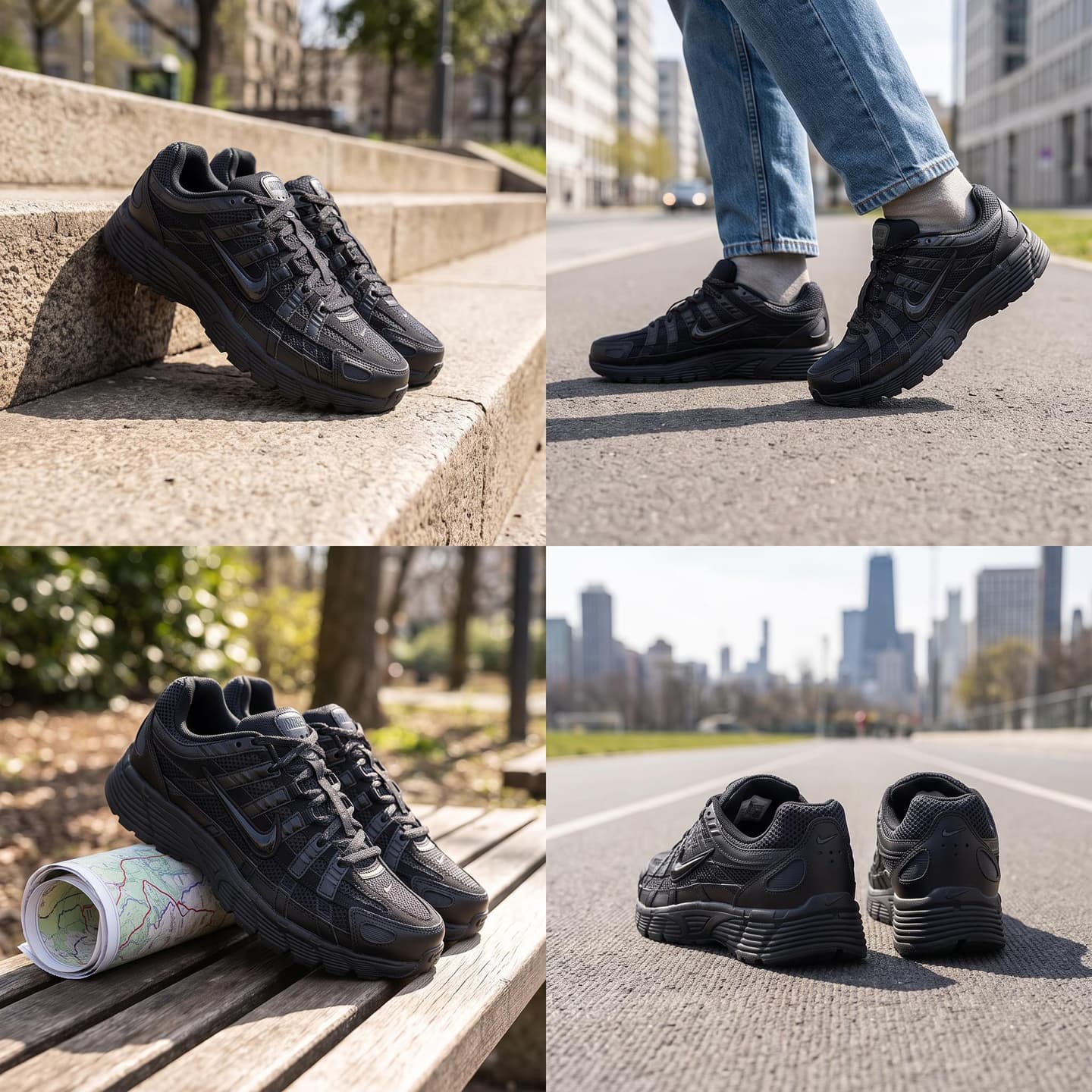 Nike P-6000 Premium "Triple Black"