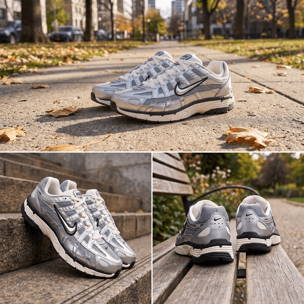 Nike P-6000 Silver Grey