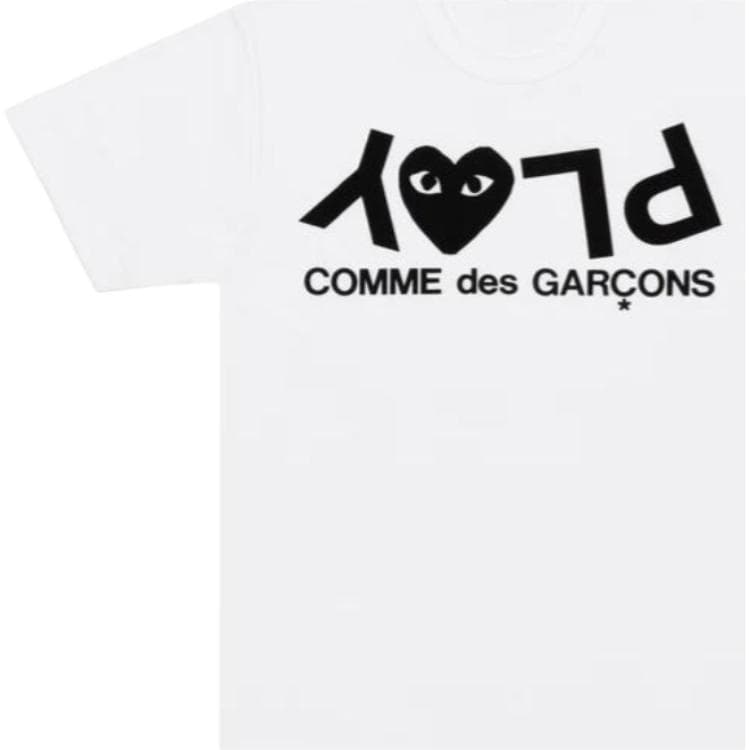 CDG Play Logo T-Shirt White