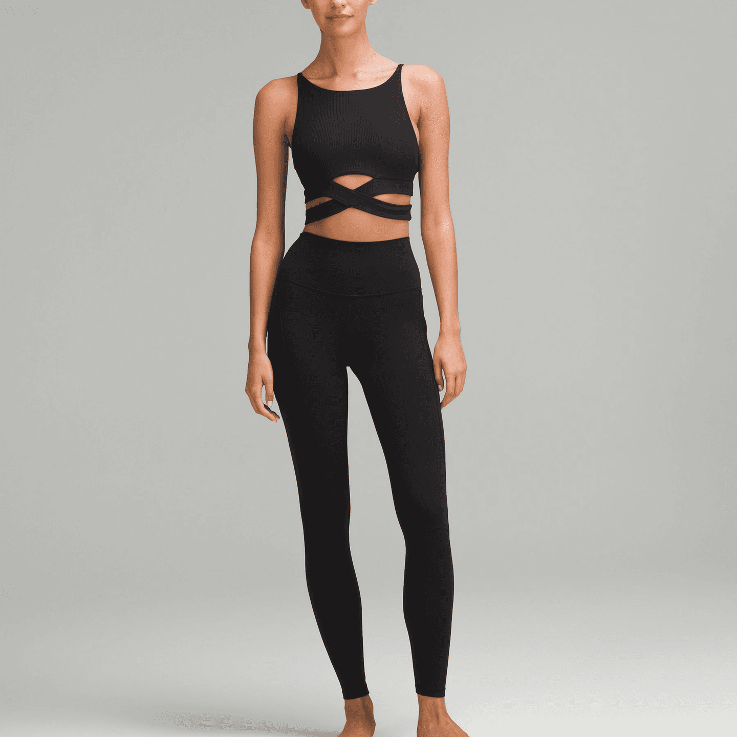 lululemon Cross-Band Sports Bra Black