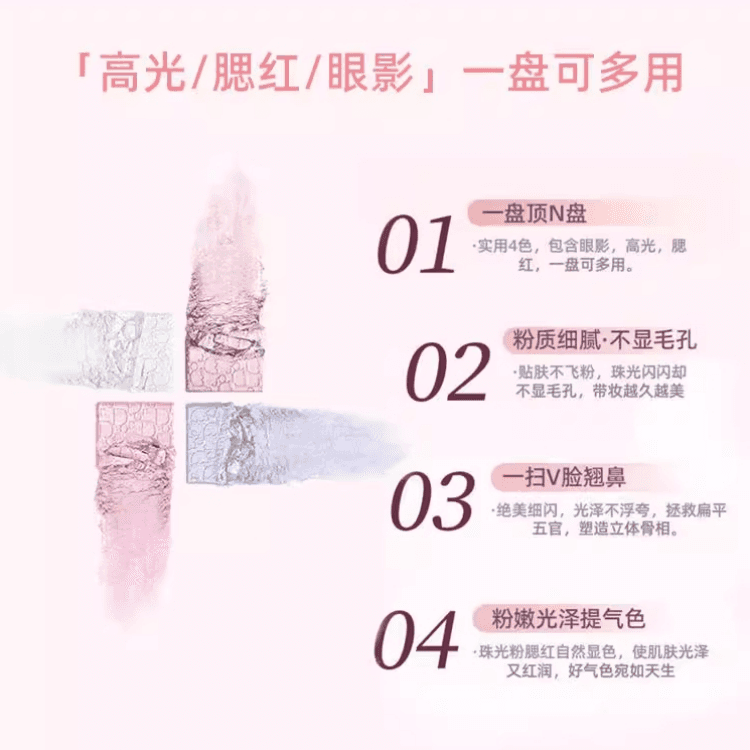 Dior Highlighter Quad #002/#003