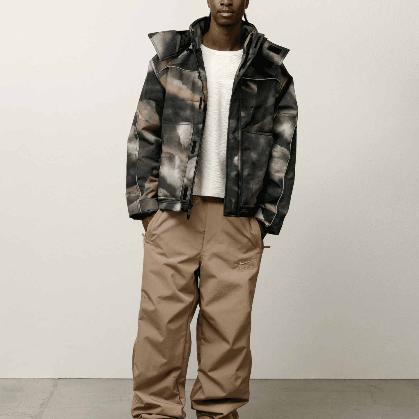Stussy x Nike FW25 PRIMALOFT UTILITY JACKET logo