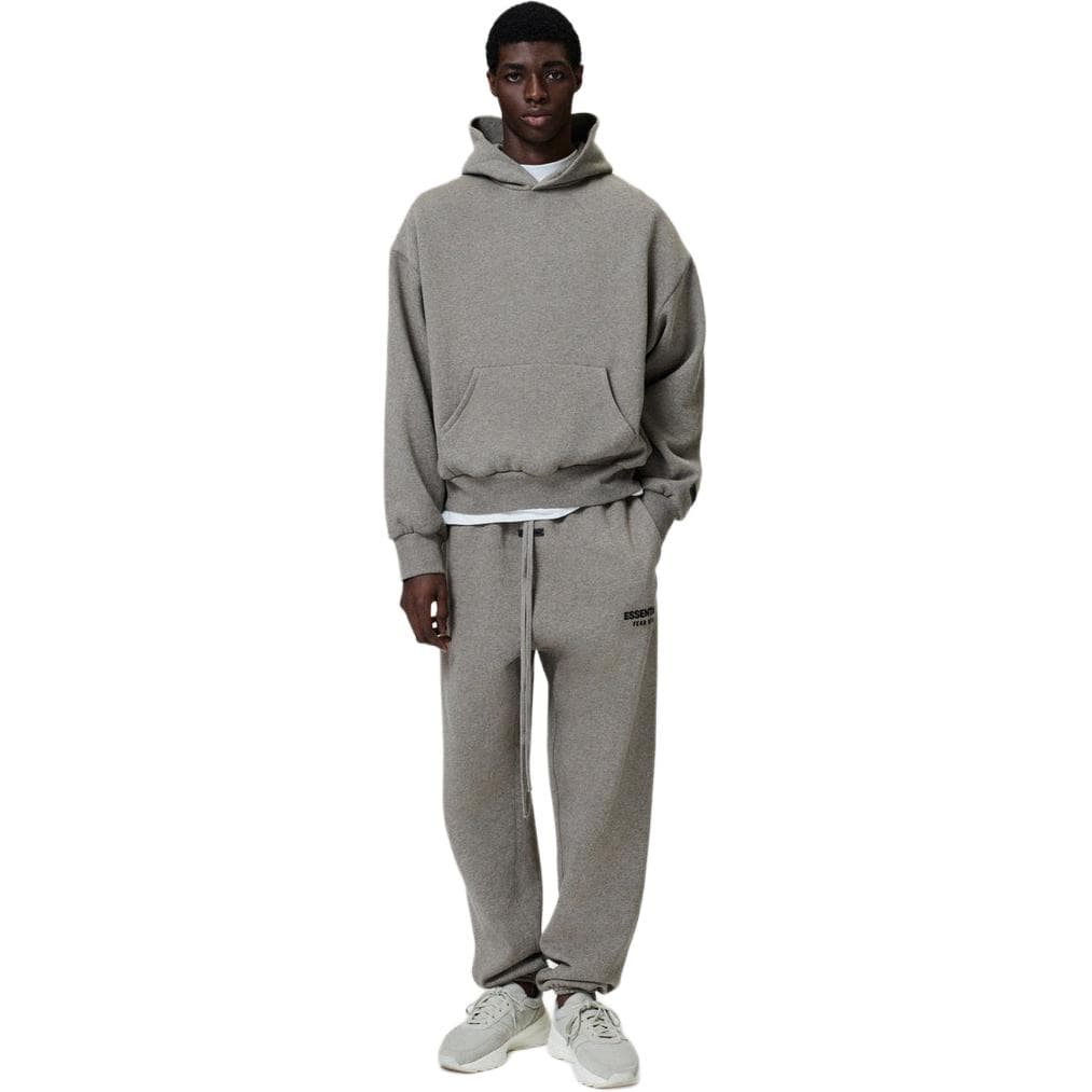 Essentials SS26 CLASSIC FIT FLEECE HOODIE HOMESTEAD HEATHER