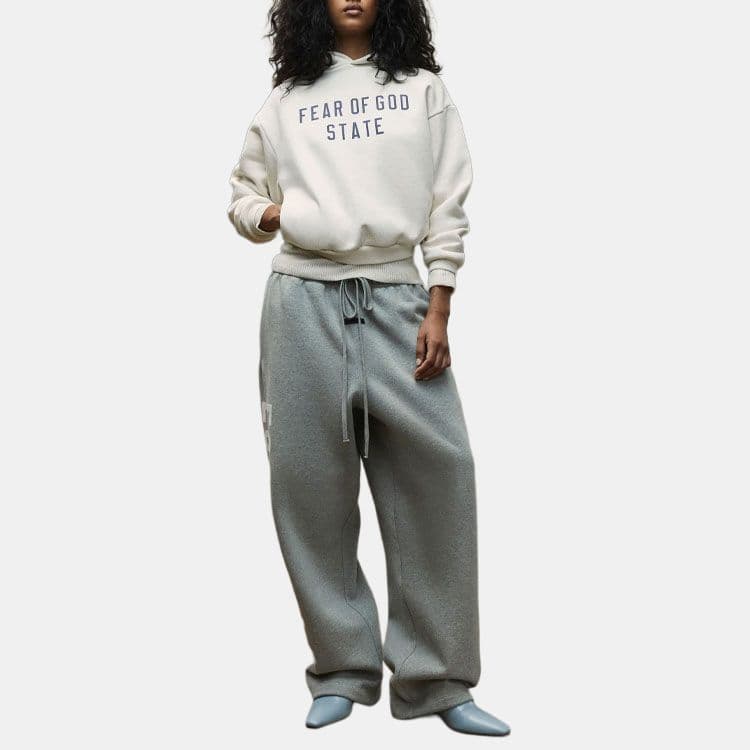 Fear of God Essentials Fleece Relaxed Sweatpant Oatmeal Grey