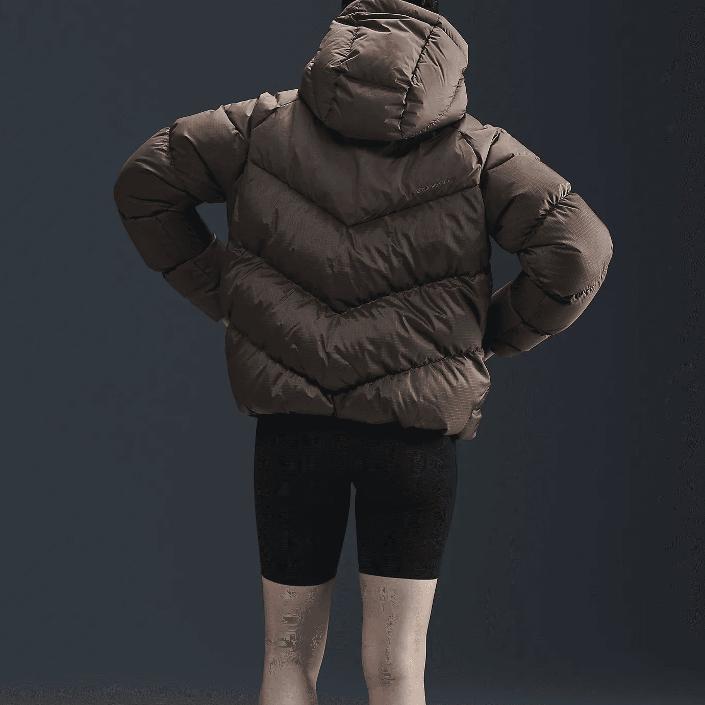 Nike Storm-FIT Windpuffer Mineral Grey/White