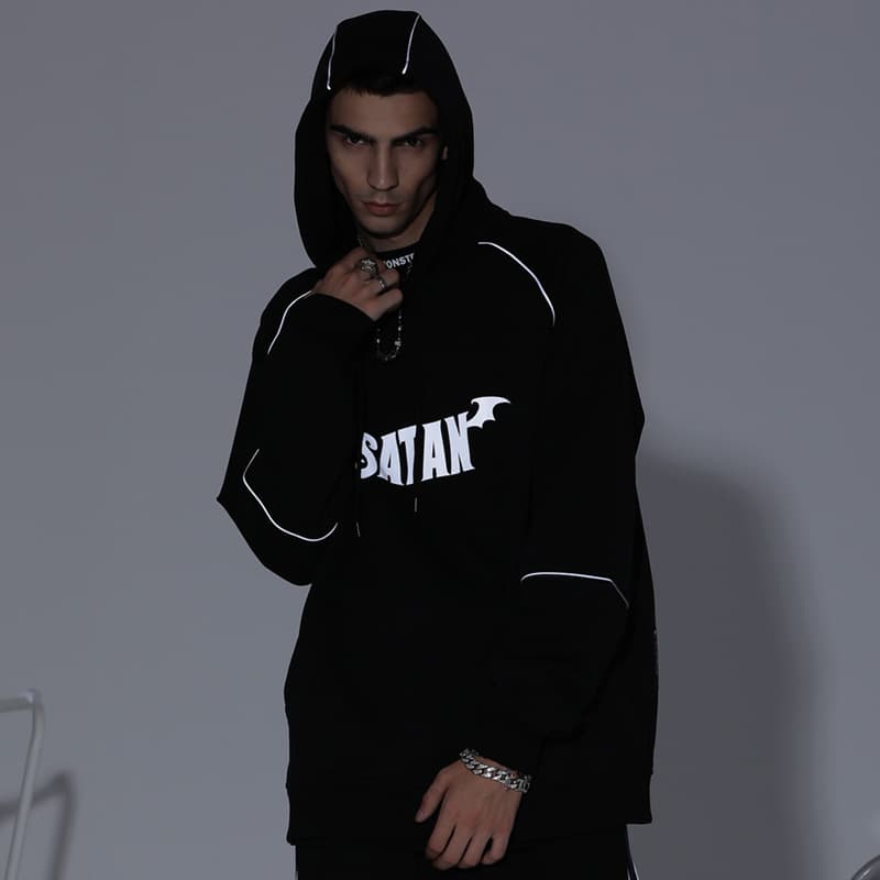 BTK Reflective Demon Monster Hoodie