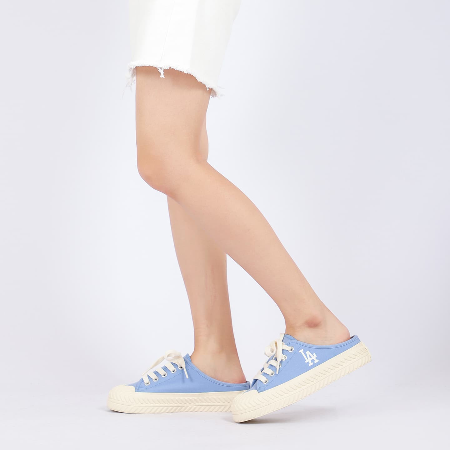 MLB Play Ball Slip-On Canvas Blue