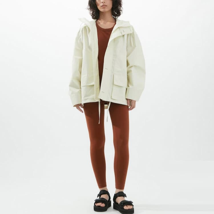 UNIQLO U Series Hooded Jacket Light Beige