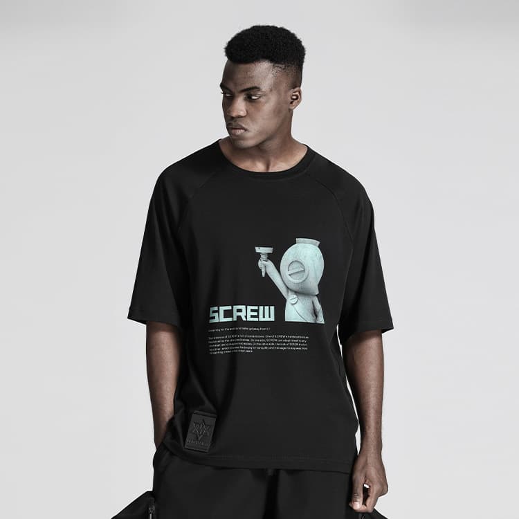 NORVINCY x Screw 3D Hem T-Shirt