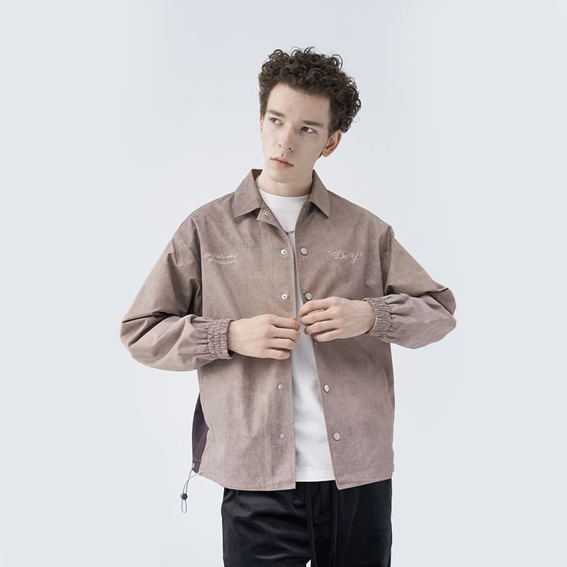 HARSH AND CRUEL Floral Vintage Letter Print Jacket