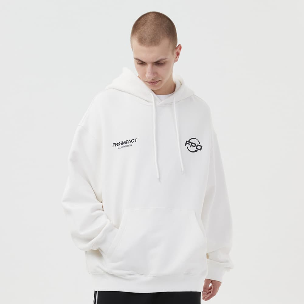 FPA Floral Print Hoodie White