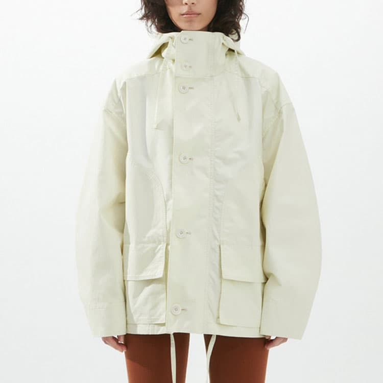 UNIQLO U Series Hooded Jacket Light Beige