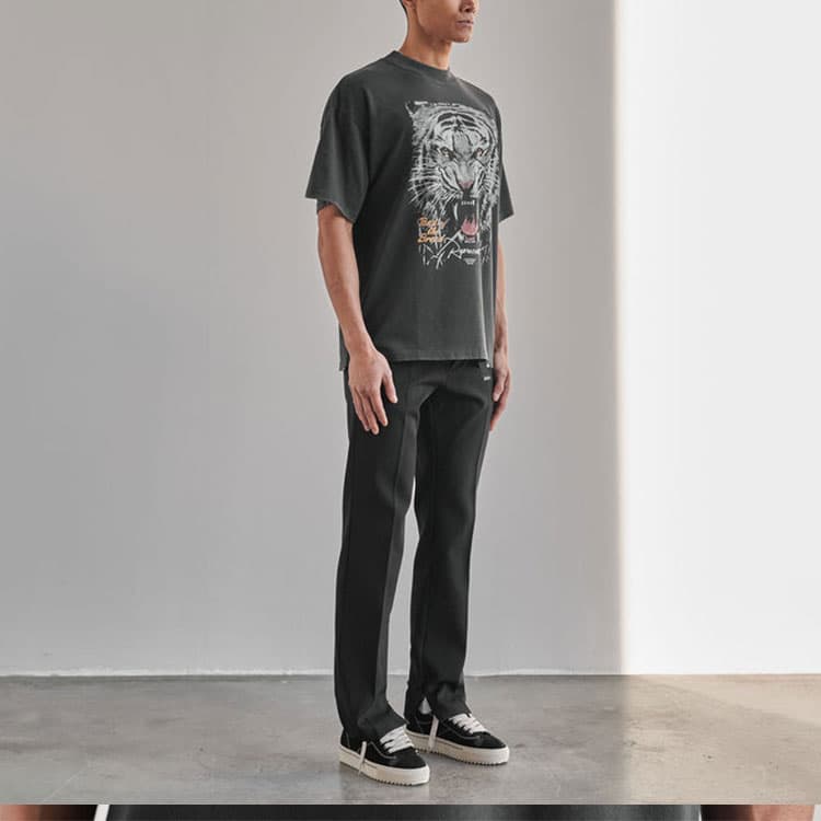REPRESENT Tiger Head Black Tee