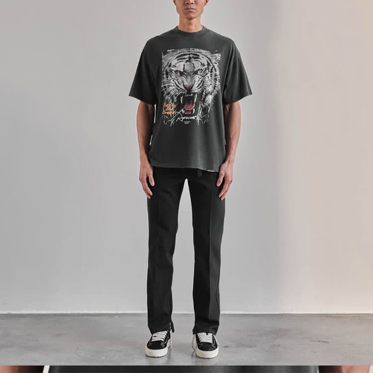 REPRESENT Tiger Head Black Tee