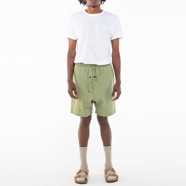 Fear of God Essentials x Union LA FW21 Vintage Short Green Logo