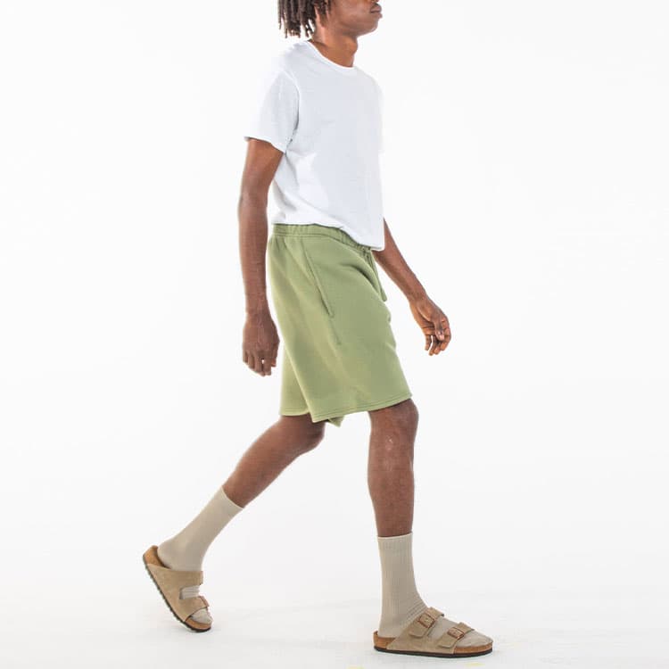 Fear of God Essentials x Union LA FW21 Vintage Short Green Logo