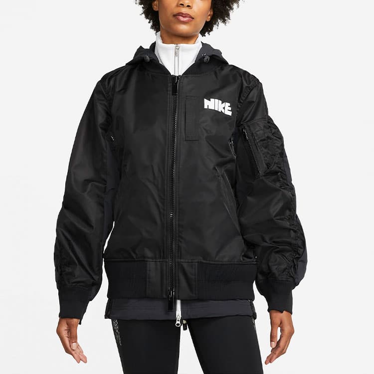 Nike x Sacai Dual-Layer Jacket Black