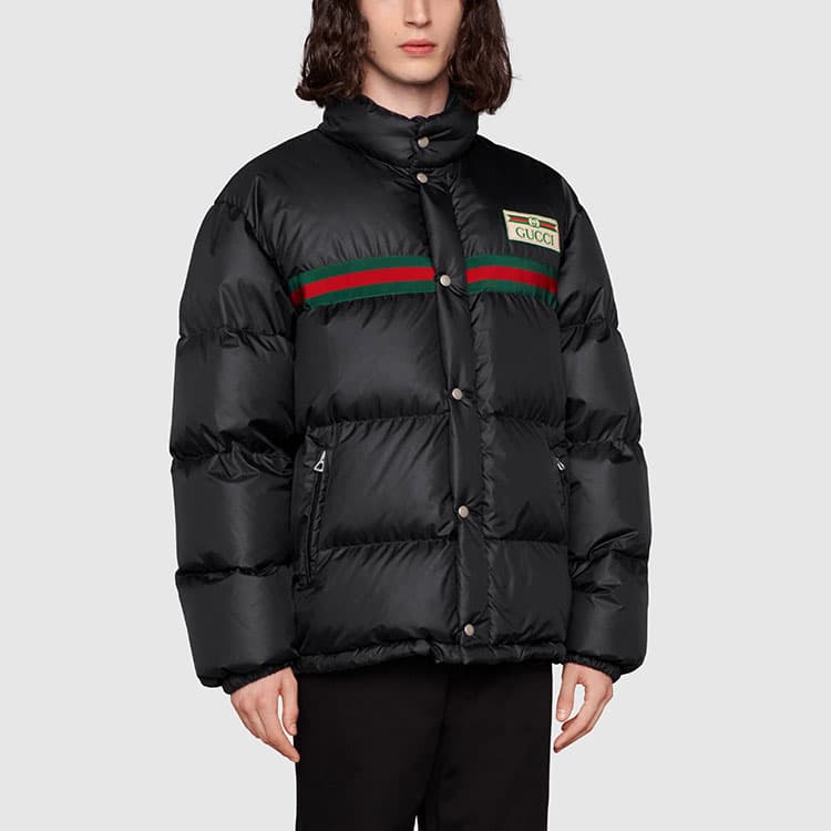 Gucci Puffer Jacket Black