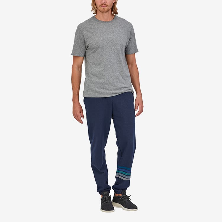 Patagonia Line Logo Ridge Stripe Joggers