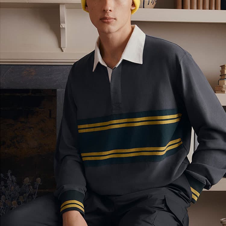 UNIQLO x JW Anderson Striped Polo
