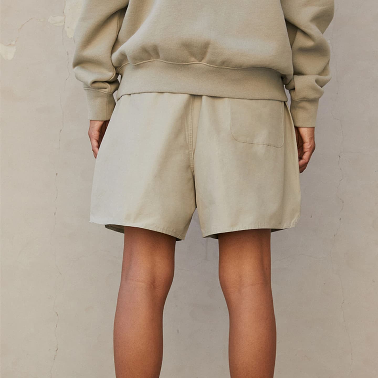 Fear of God Essentials FW21 Volley Short Pistachio Logo