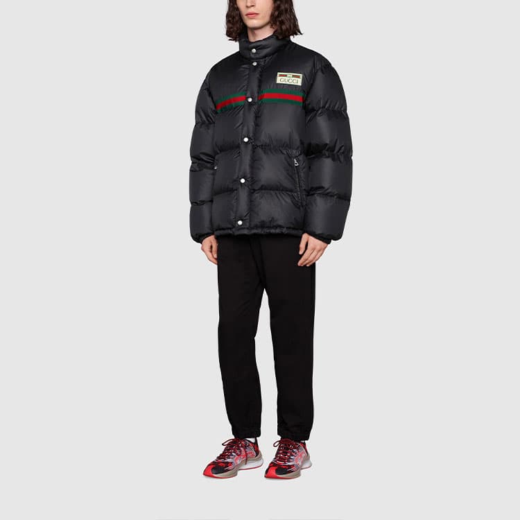 Gucci Puffer Jacket Black