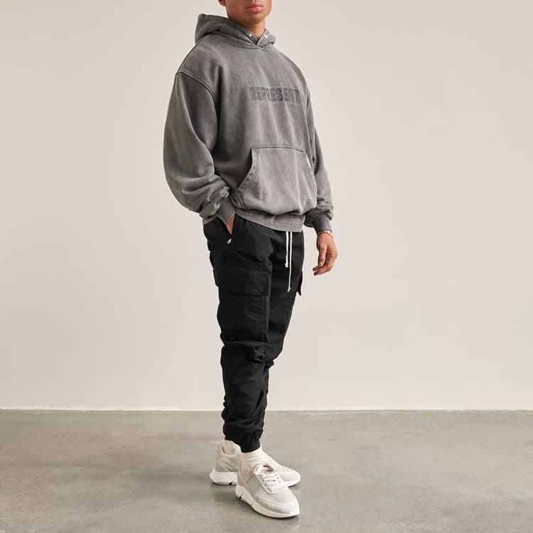 REPRESENT FW21 Hoodie Washed Grey