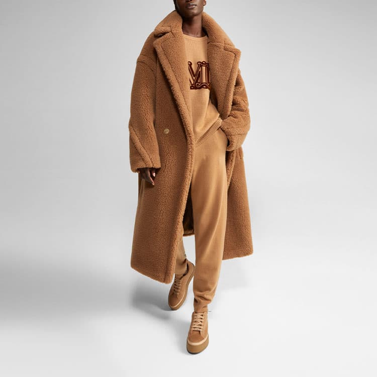 MaxMara Teddy Coat Camel