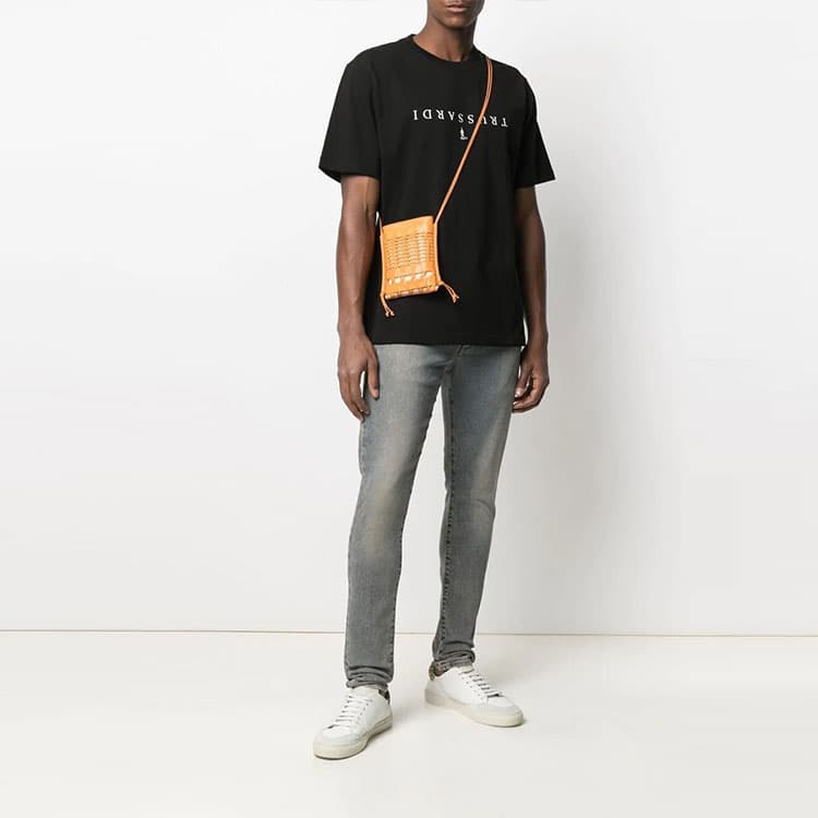 REPRESENT FW21 Logo Skinny Jeans Blue