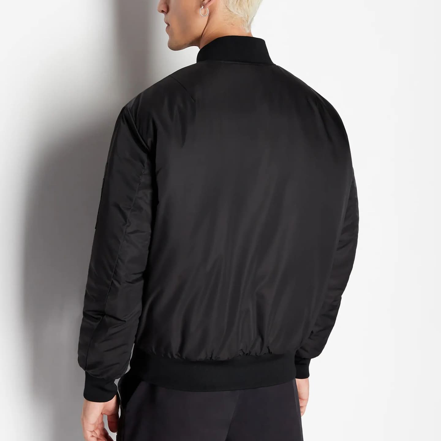 Armani Exchange FW23 Black Cotton Jacket