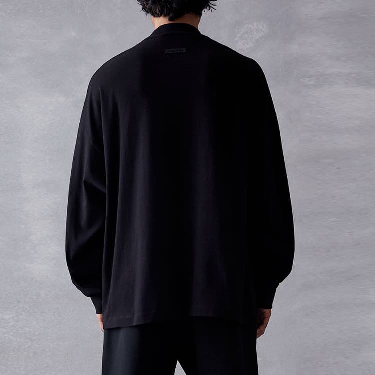 Fear of God Essentials The Black Collection SS23 Ls Tee Jet Black
