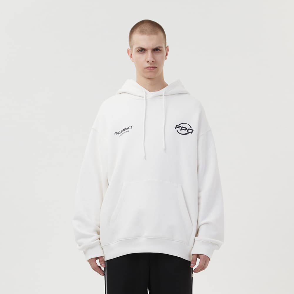 FPA Floral Print Hoodie White