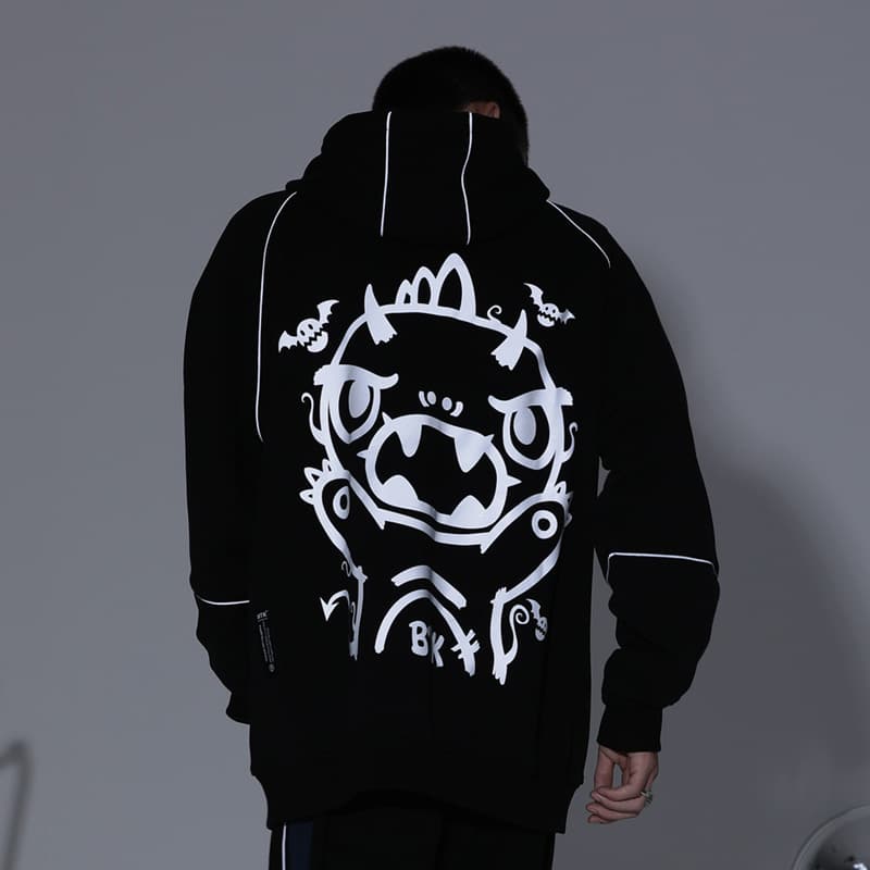 BTK Reflective Demon Monster Hoodie